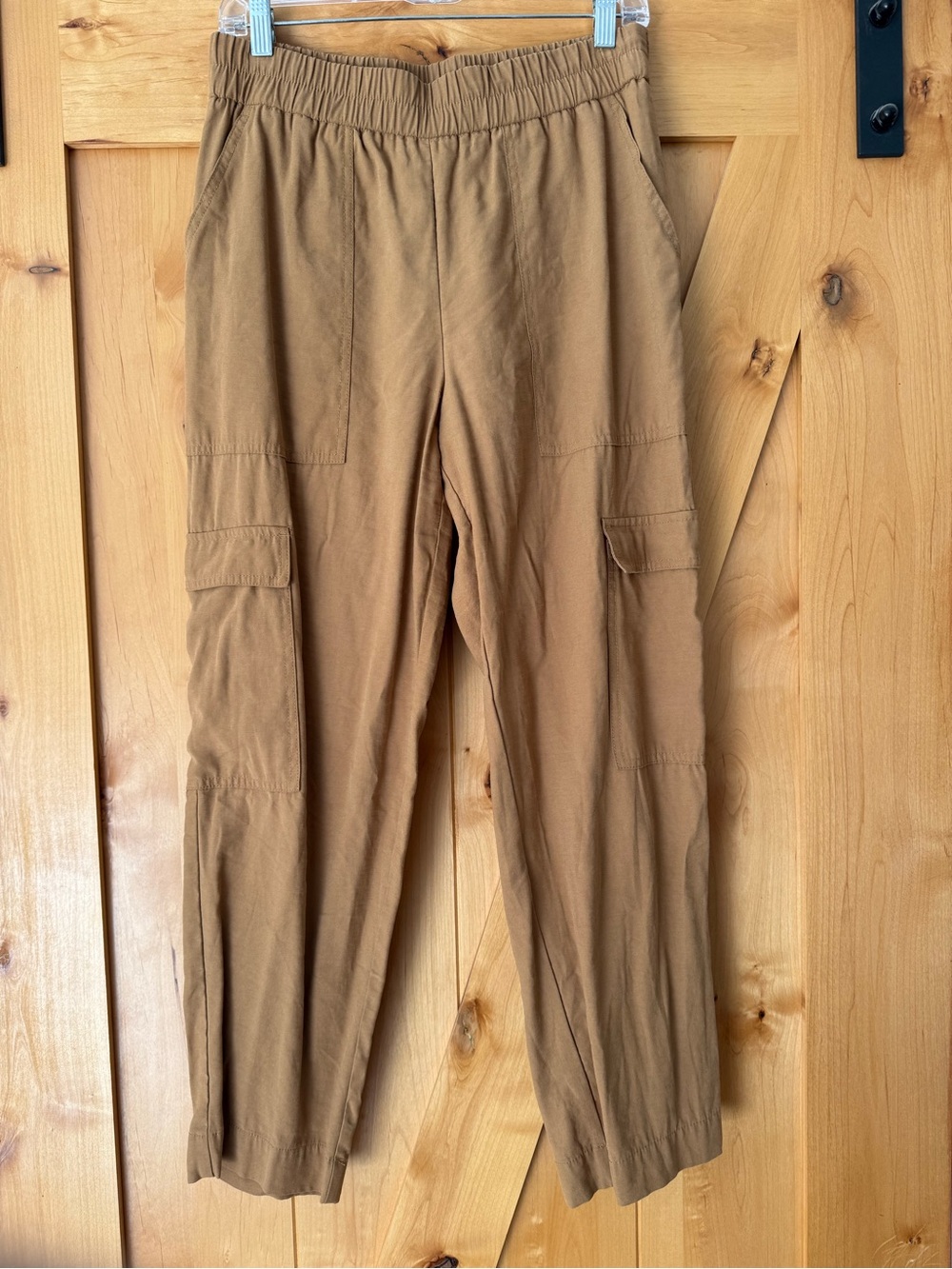 Tan Cargo Ankle Pants - a new day